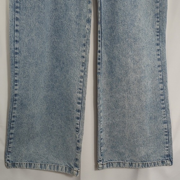 Onze Denim Made in Brasil Wide Leg Denise Light Wash Size Women's 6 RARE HTF - Picture 3 of 15
